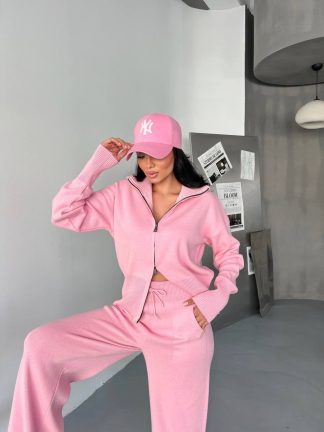 Плетен комплект, Vool fit Pink